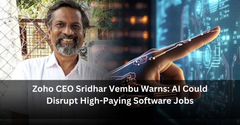 Zoho CEO Sridhar Vembu Warns: AI Could Disrupt High-Paying Software Jobs